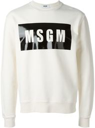 толстовка с логотипом MSGM