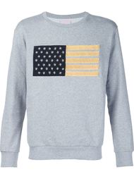 flag embroidery sweater Palm Angels
