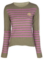 prep stripe embroidered sweater Lucien Pellat Finet