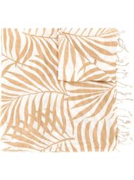palm leaf print scarf Woolrich