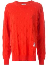 spot intarsia stitch jumper Barrie