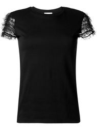футболка с руакавами из тюля   Red Valentino