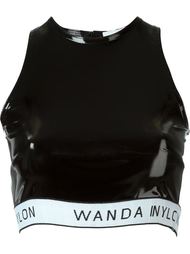 виниловый укороченный топ Wanda Nylon