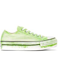 painted effect flatform sneakers Converse