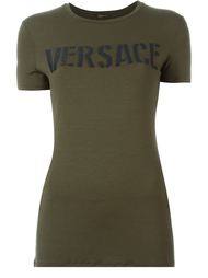 облегающая футболка с логотипом Versace