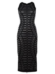 платье без рукавов  Balmain