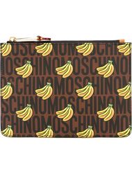 клатч с принтом бананов Moschino