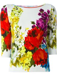 floral print jumper Blumarine