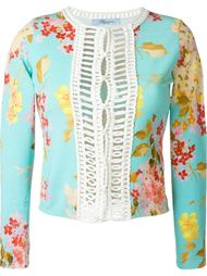 floral print cardigan Blumarine