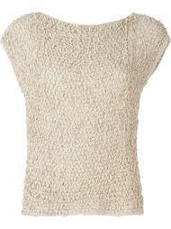 short sleeve knit top Alberta Ferretti