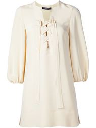 платье с вырезом на шнуровке Derek Lam