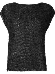 short sleeve knit top Alberta Ferretti