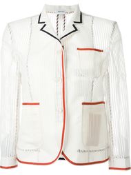 блейзер с контрастной окантовкой  Thom Browne