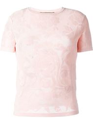 жаккардовый топ с цветочным узором Ermanno Scervino