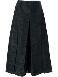 укороченные широкие брюки  Pleats Please By Issey Miyake