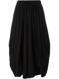 pleated drop crotch trousers Yohji Yamamoto