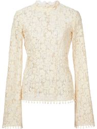crochet blouse Derek Lam