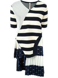 patch striped knitted top Antonio Marras