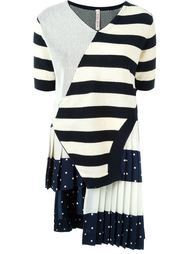 patch striped knitted top Antonio Marras