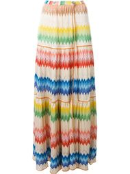 длинная юбка с зигзагообразным узором Missoni