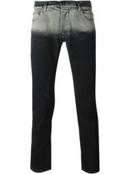 джинсы с градиентным эффектом Rick Owens DRKSHDW