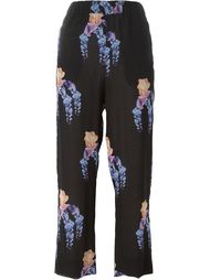 floral print trousers Francesco Scognamiglio