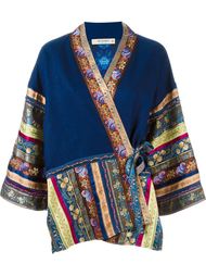 пиджак-кимоно с комбинированным узором Etro