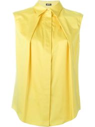 плиссированная рубашка  Jil Sander Navy