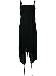асимметричное платье на бретелях Ann Demeulemeester