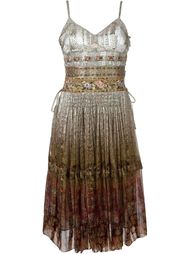 плиссированное платье  Etro