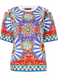 футболка с принтом 'Carretto Siciliano' Dolce &amp;amp; Gabbana
