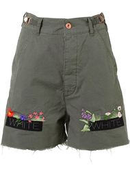 embroidered shorts Off-White