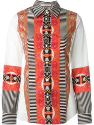 рубашка со смешанным принтом Etro