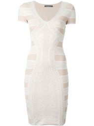 юбка-карандаш с кружевным узором Alexander McQueen