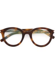 tortoise shell glasses Saint Laurent