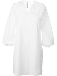 платье с вышивкой  Ermanno Scervino