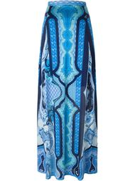 длинная юбка с орнаментом арабеск Etro