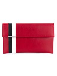 'Daytona' stripe clutch Tomasini