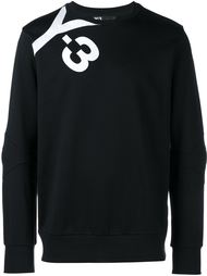 толстовка с принтом логотипа  Y-3