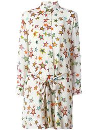 платье-рубашка с принтом звезд Saint Laurent