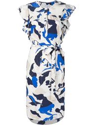 flower print ruffle sleeve dress Derek Lam 10 Crosby