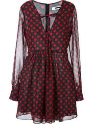 расклешенное платье в горошек  McQ Alexander McQueen