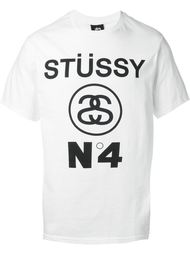 футболка 'No 4'  Stussy