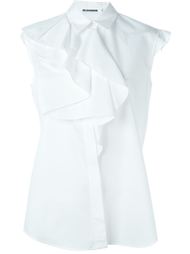 рубашка с оборками Jil Sander