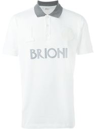 футболка-поло с логотипом  Brioni