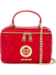 quilted box cross body bag Love Moschino