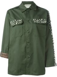 pearl embellished military jacket Night Market