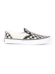 кеды-слипон в клетку Vans