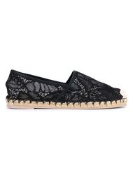 кружевные эспадрильи  Valentino Garavani