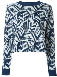 свитер с геометрическим узором  See By Chloé